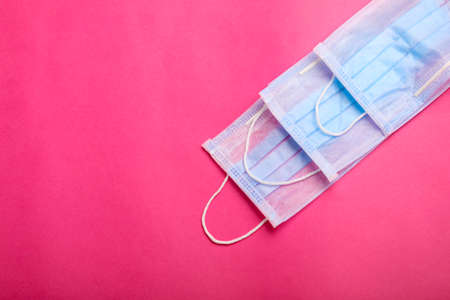 Medical mask for protection against flu and virusの写真素材