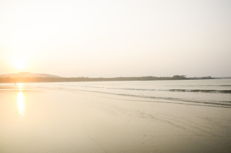 Palolem Beach, Goa, Indiaのeditorial素材