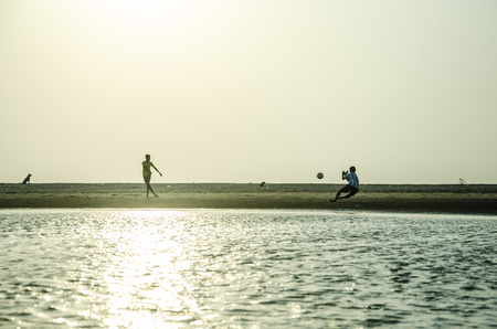 Mandrem Beach, Goa, Indiaのeditorial素材