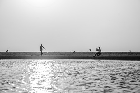 Mandrem Beach, Goa, Indiaのeditorial素材