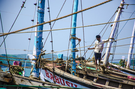 Chapora, Goa, Indiaのeditorial素材