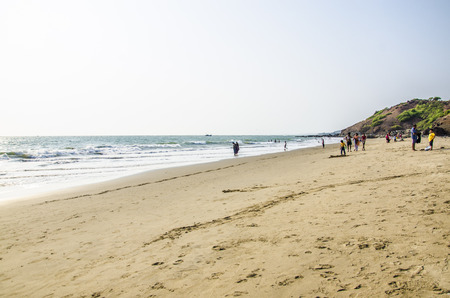 Vagator Beach, Vagator, Goa, Indiaのeditorial素材