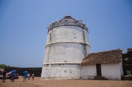 Aguda Fort, Aguda, Goa, Indiaのeditorial素材