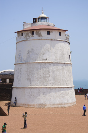 Aguda Fort, Aguda, Goa, Indiaのeditorial素材