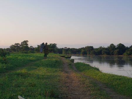 Majuli Island, Assamのeditorial素材