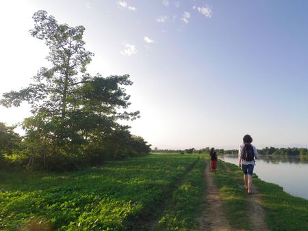 Majuli Island, Assamのeditorial素材