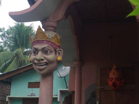 Samagudi Satara, Majuli Island, Assamのeditorial素材
