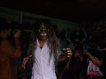 Samagudi Satara, Majuli Island, Assamのeditorial素材