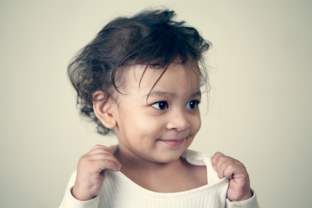 A beautiful Indian baby boy  の写真素材