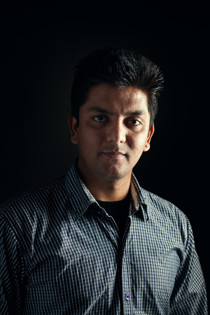 Indian handsome man smilingの写真素材