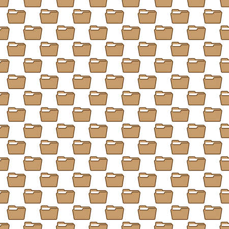 Seamless file folder pattern background. Office and Business concept. Seamless pattern and Square backgroundの写真素材