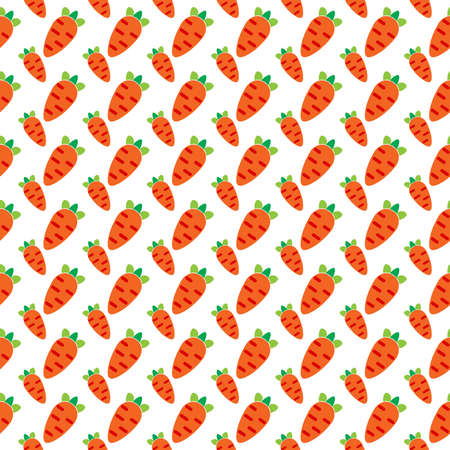 Seamless carrot pattern background. Farming and Agricultural concept. Seamless pattern and Square background.の写真素材