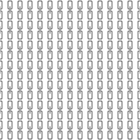 Seamless linked chain pattern line art background. Seamless pattern and Square background.の写真素材