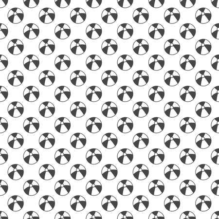 Seamless beach ball pattern background. Summer vacation concept. Seamless pattern and Square backgroundの写真素材