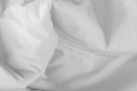 white bed linen gradient texture blurred curve style of abstract luxury fabric,Wrinkled bed linen...