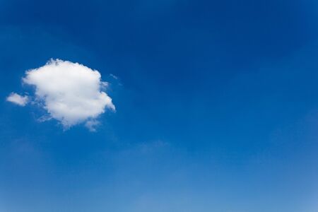 beautiful blue sky and white clouds after rain