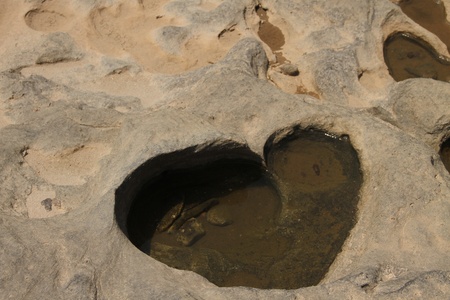 Traces of  a stone  The traces of the river eroded the rock into a beautiful trail along the banks of the Mekong River between Thailand and Laos の写真素材