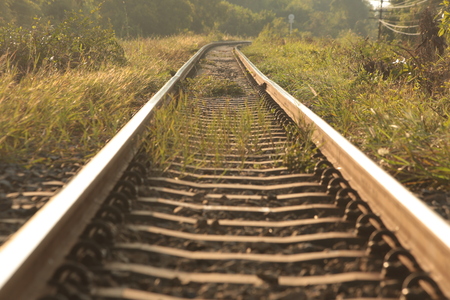 Old railway bridge in Si Sa Ket, Thailand