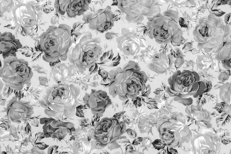 vintage style of tapestry flowers fabric pattern backgroundの写真素材