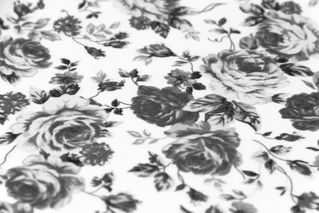 vintage style of tapestry flowers fabric pattern backgroundの写真素材
