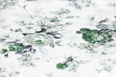 vintage style of tapestry flowers fabric pattern background