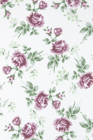 vintage style of tapestry flowers fabric pattern backgroundの写真素材