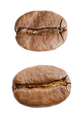 Coffee beans. Isolated on white backgroundの写真素材