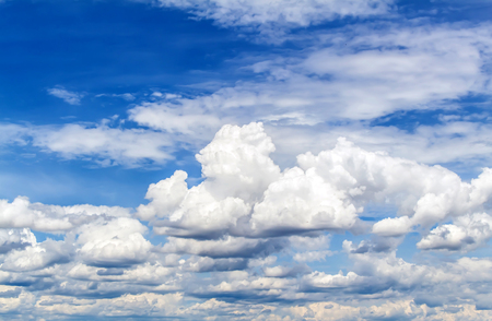 Clouds with blue skyの写真素材