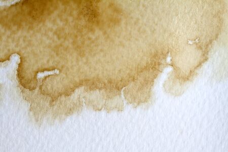 White yellow stained paper. Old retro letter texture.の写真素材
