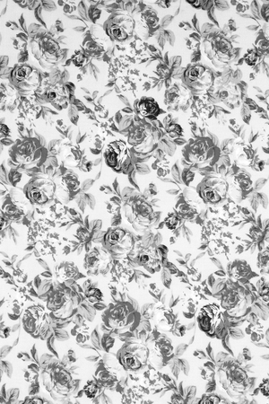 vintage style of tapestry flowers fabric pattern backgroundの写真素材