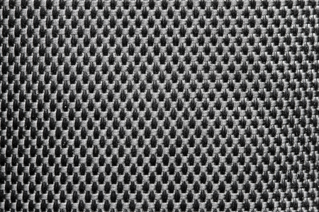 Braided black fabric background.の写真素材