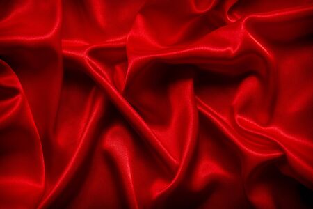 abstract background luxury cloth or liquid wave or wavy folds of grunge silk texture satin velvet material or luxurious Christmas background or elegant wallpaper design, backgroundの写真素材