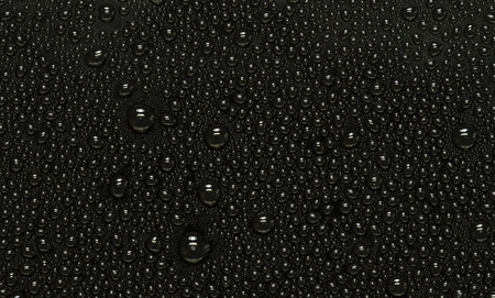 water drops on blackの写真素材