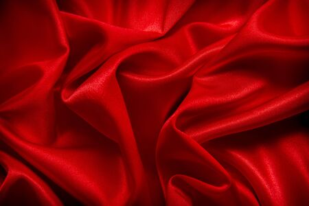 abstract background luxury cloth or liquid wave or wavy folds of grunge silk texture satin velvet material or luxurious Christmas background or elegant wallpaper design, backgroundの写真素材