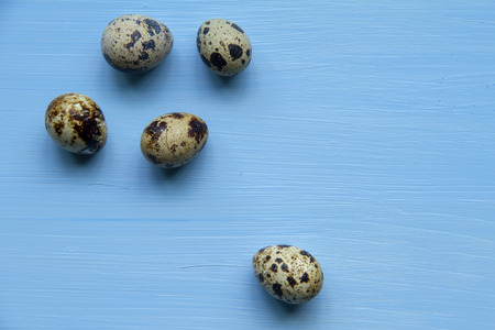 Eggs on the wooden floor