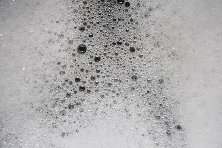 bubble and soapsuds on black background, bubble background 