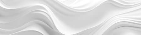 White wave background, abstract concept.Generated with AIの素材