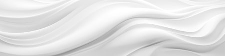 White wave background, abstract concept.Generated with AIの素材
