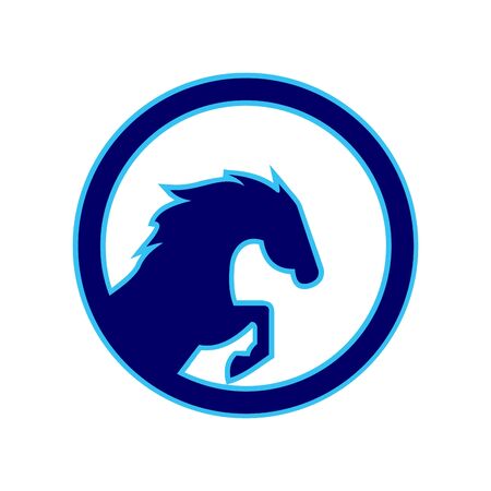 Horse power design on whiteのイラスト素材