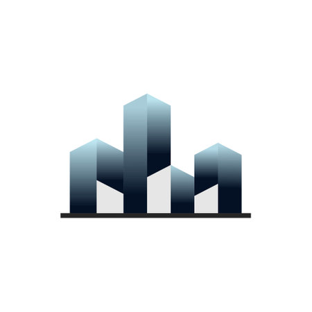 building city construction logo icon vector graphic designのイラスト素材