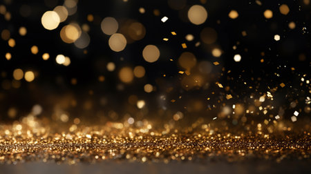 Abstract blur glitter light background. AI generated imageの素材