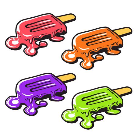 ice popのイラスト素材