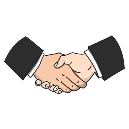 handshakeのイラスト素材