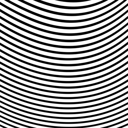 Abstract Black and White Geometric Stripes.hypnosis spiral.Seamless Black and white stripes background.seamless wave line patternsの写真素材