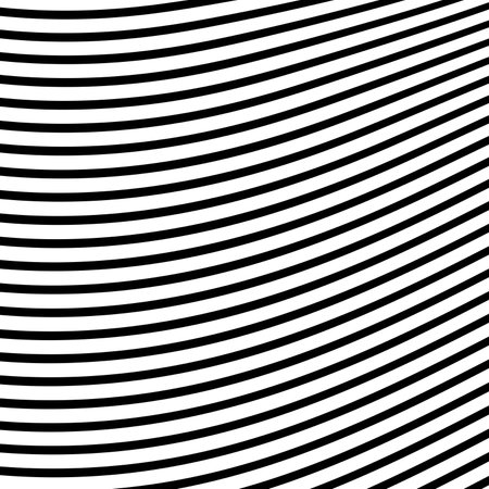 Abstract Black and White Geometric Stripes.hypnosis spiral.Seamless Black and white stripes background.seamless wave line patternsの写真素材