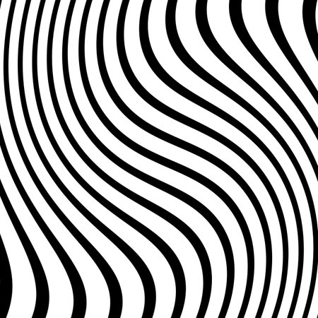 Abstract Black and White Geometric Stripes.hypnosis spiral.Seamless Black and white stripes background.seamless wave line patternsの写真素材