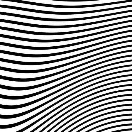 Abstract Black and White Geometric Stripes.hypnosis spiral.Seamless Black and white stripes background.seamless wave line patternsの写真素材
