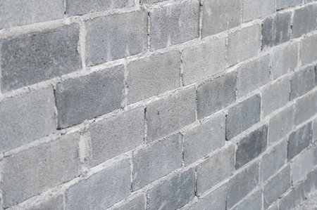 Concrete brick wallの写真素材