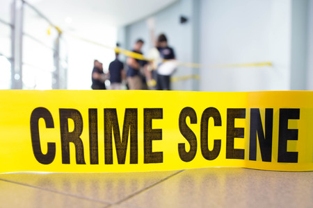crime sceneの写真素材