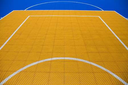 colorful basketball court texture for safety playerの写真素材